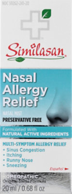 Similasan Nasal Allergy Relief Nasal Mist - .68 Fl. Oz. - Image 2