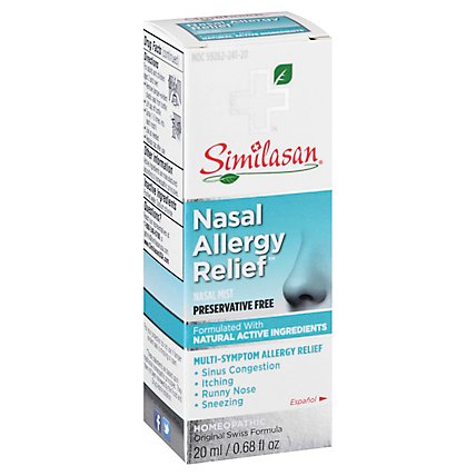 Similasan Nasal Allergy Relief Nasal Mist - .68 Fl. Oz. - Image 1