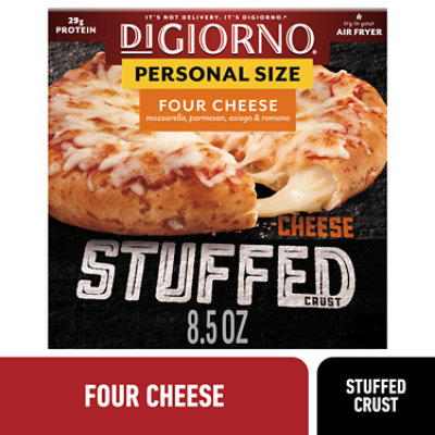 DiGiorno Four Cheese Stuffed Crust Frozen Personal Pizza - 8.5 Oz - Image 1