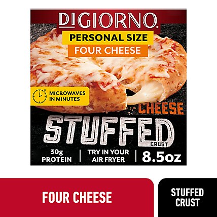DiGiorno Frozen Four Cheese Stuffed Crust Personal Pizza - 8.5 Oz - Image 1