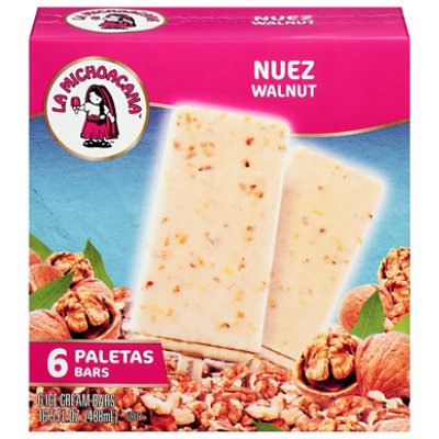 La Michoacana Walnut Nuez Paletas Ice Cream Bars - 6-3 Fl. Oz. - Image 3