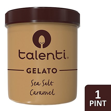Talenti Sea Salt Caramel Gelato - 1 Pint - Image 1
