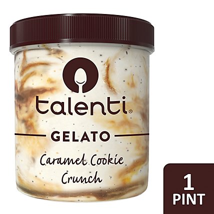Talenti Caramel Cookie Crunch Gelato - 1 Pint - Image 1