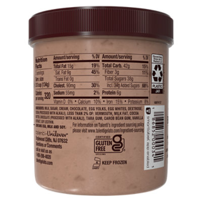 Talenti Double Dark Chocolate Gelato - 1 Pint - Image 6