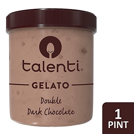 Talenti Double Dark Chocolate Gelato - 1 Pint - Image 1