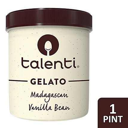 Talenti Gelato Madagascan Vanilla Bean - 1 Pint - Image 1
