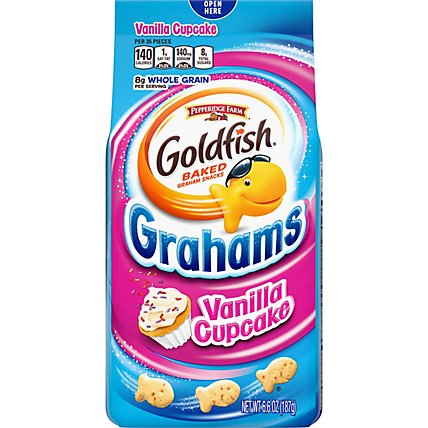 Pepperidge Farm Goldfish Grahams Baked Snack Vanilla Cupcake - 6.6 Oz - Image 2