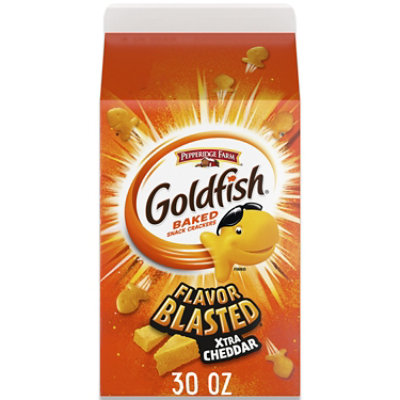 Pepperidge Farm Goldfish Flavor Blasted Xtra Cheddar Cheese Crackers - 30 Oz - Image 1