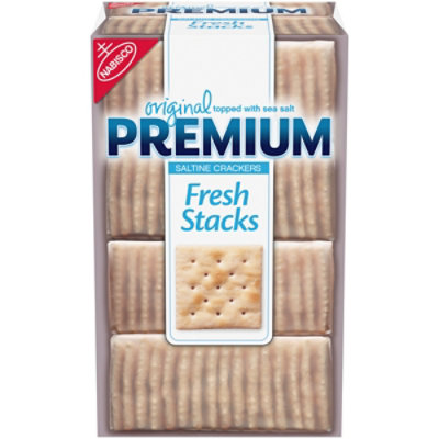 Premium Original Fresh Stacks Saltine Crackers - 13.6 Oz - Image 1