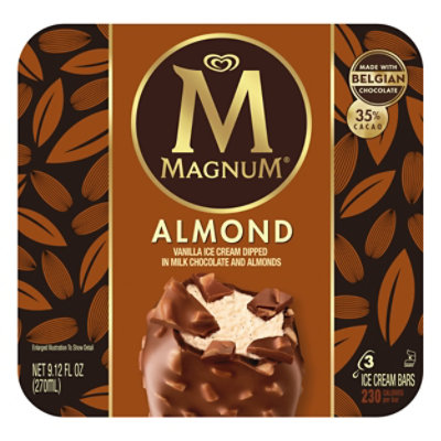 Magnum Ice Cream Bars Almond - 9.12 Fl. Oz.