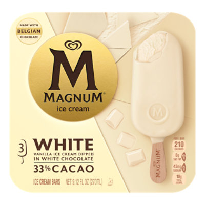 Magnum White Chocolate Ice Cream Bars - 9.12 Oz - Image 2