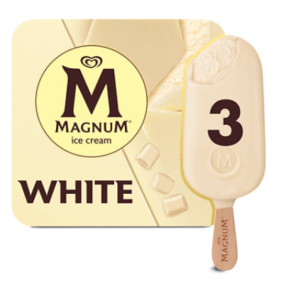 Magnum Ice Cream Bars White - 9.12 Fl. Oz.