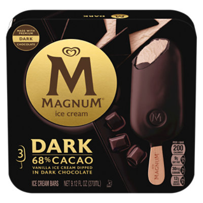 Magnum Dark Chocolate Ice Cream Bars - 9.12 Oz - Image 3