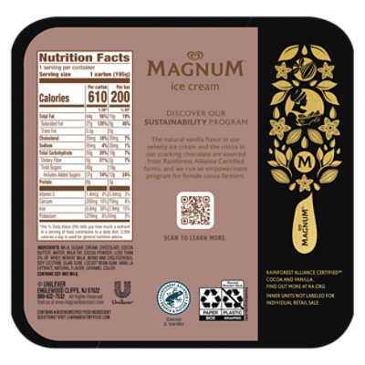 Magnum Dark Chocolate Ice Cream Bars - 9.12 Oz - Image 6