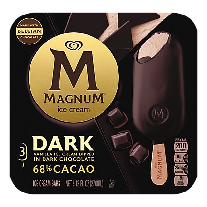 Magnum Dark Chocolate Ice Cream Bars - 9.12 Oz - Image 2