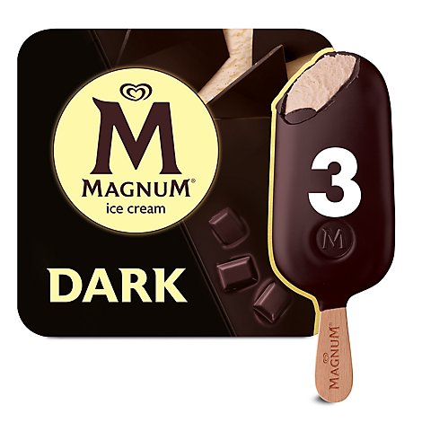Magnum Ice Cream Bars Dark Chocolate - 9.12 Fl. Oz.
