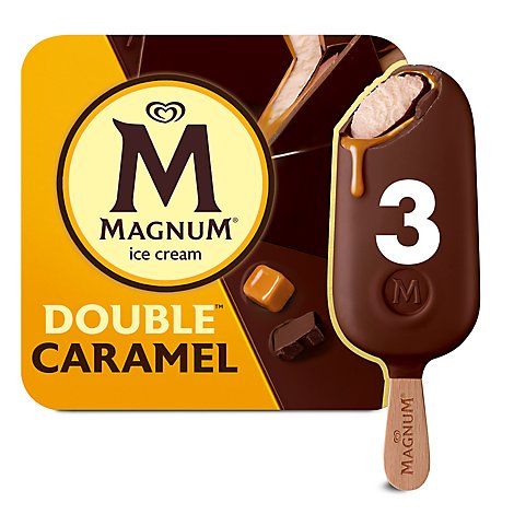 Magnum Ice Cream Bar Double Caramel - 3 Count