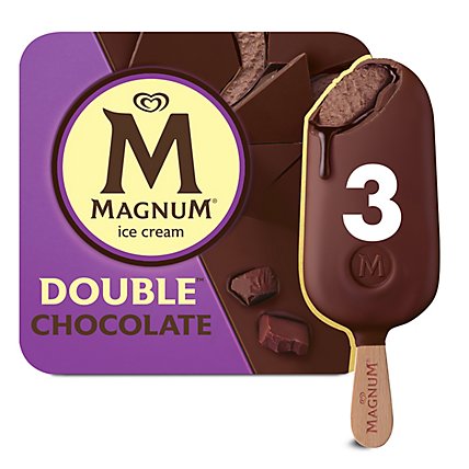 Magnum Ice Cream Bar Double Chocolate - 3 count - Image 1