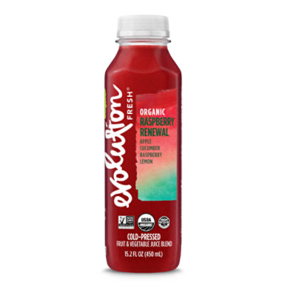 Evolution Fresh Organic Cold Pressed Raspberry Renewal Fruit & Vegetable Juice Blend - 15.2 Fl. Oz.