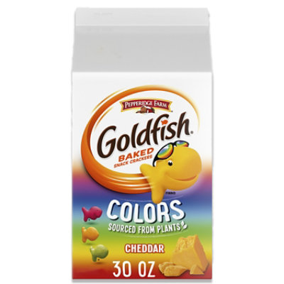 Pepperidge Farm Goldfish Colors Cheddar Cheese Crackers - 30 Oz - Image 1