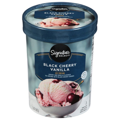 Signature SELECT Black Cherry Vanilla Ice Cream - 1.5 Quart - Image 3