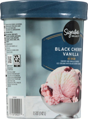 Signature SELECT Black Cherry Vanilla Ice Cream - 1.5 Quart - Image 6