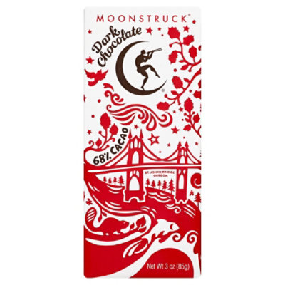 Moonstruck Dark Chocolate 68% Cacao - 3 Oz - Image 1