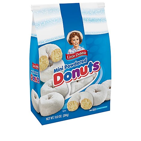Little Debbie Donuts Mini Powdered - 10 Oz