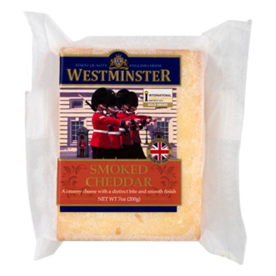 Somerdale Cheese Westminster English Cheddar Smoked - 7 Oz - Image 2