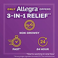Allegra Allergy Antihistamine Tablets 24 Hour 60mg Non-Drowsy - 30 Count - Image 1