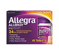 Allegra Allergy 24 Hour Non-Drowsy Tablets 180 mg - 45 Count