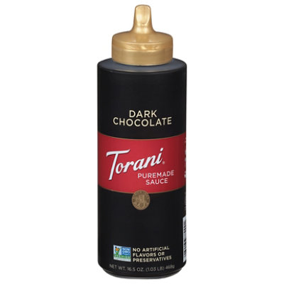 Torani Puremade Dark Chocolate Sauce - 16.5 Oz - Image 3