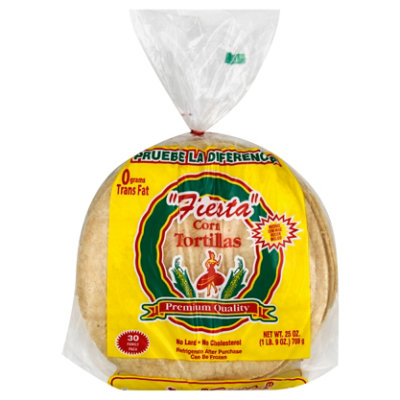 Fiesta Tortillas Corn No Lard Family Pack 10 Count 25 Oz Safeway