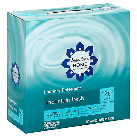 Signature Select Detergent Laundry Mountain Fresh Box - 156 Oz
