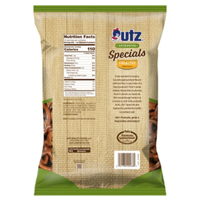 Utz Pretzels Sourdough Specials Unsalted The Pounder - 16 Oz - Image 7