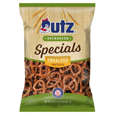 Utz Pretzels Sourdough Specials Unsalted The Pounder - 16 Oz - Image 2