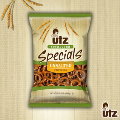 Utz Pretzels Sourdough Specials Unsalted The Pounder - 16 Oz - Image 6