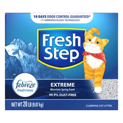 Fresh Step Cat Litter Scoopable Extreme Scented Box 20 Lb Balducci's