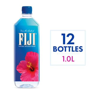 FIJI Natural Artesian Bottled Water 12 Count Singles - 33.8 Fl. Oz. - Image 2