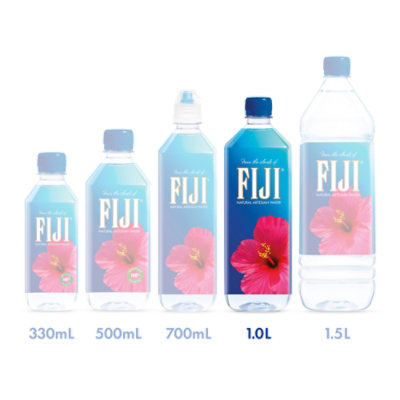 FIJI Natural Artesian Bottled Water 12 Count Singles - 33.8 Fl. Oz. - Image 4