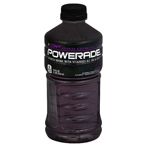 POWERADE Sports Drink Electrolyte Enhanced Grape - 32 Fl. Oz.