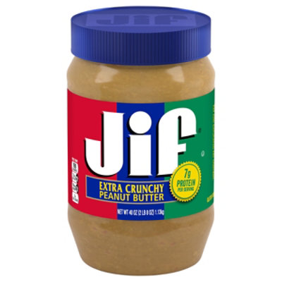 Jif Peanut Butter Extra Crunchy - 40 Oz - Image 2