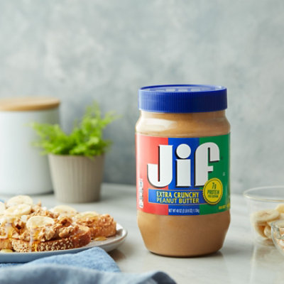 Jif Peanut Butter Extra Crunchy - 40 Oz - Image 3