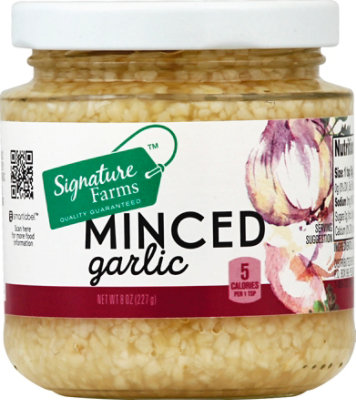 Signature Farms Minced Garlic - 8 Oz - Image 2