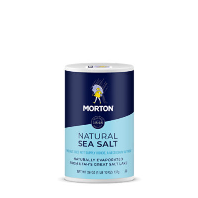 Morton Sea Salt Natural All Purpose - 26 Oz