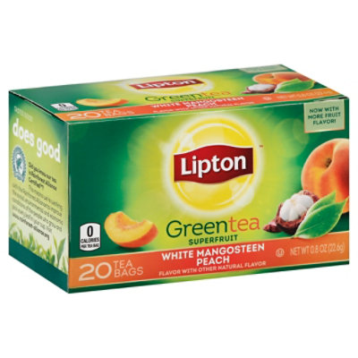 Lipton Green Tea White Peach - 12-16.9Fl. Oz - Albertsons