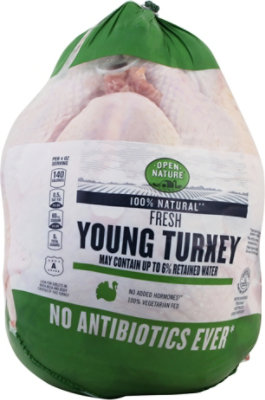 Open Nature Whole Turkey Fresh - Weight Between 9-16 Lb - Safeway