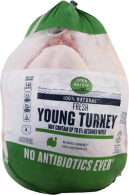 Open Nature Whole Turkey Frozen - Weight Between 9-16 Lb - Star Market