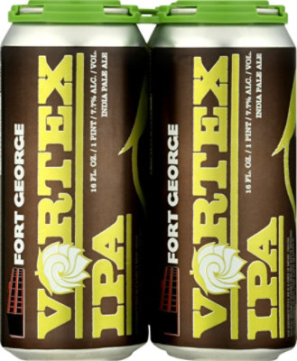 Fort George Vortex India Pale Ale Cans - 4-16 Fl. Oz. - Image 2