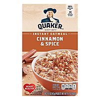 Quaker Oatmeal Instant Cinnamon & Spice - 10-1.51 Oz - Image 3